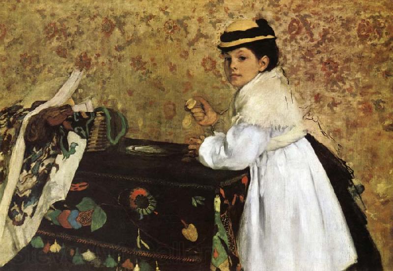 Edgar Degas Portrait Norge oil painting art
